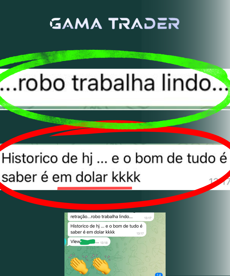 DEPOIMENTO 19 GAMA TRADER FOREX
